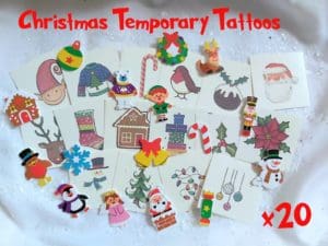 Christmas Temporary Tattoo Pack of 20