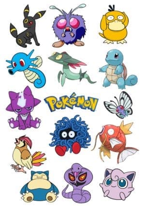 Bring the world of Kanto and Johto to life with this vibrant Pokรฉmon A5 temporary tattoo sheet! Featuring classic fan-favorites including Umbreon, Squirtle, Psyduck, Magikarp, Snorlax, Kingdra, Pidgeot, Weezing, Tangela, Venonat, Arbok, and Butterfree. Perfect for Pokรฉmon themed birthday parties, costume accessories, fan merchandise, retro gaming events, and collectors. High-quality, easy-to-apply temporary tattoos for all ages.
