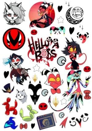 Helluva Boss A5 Sheet